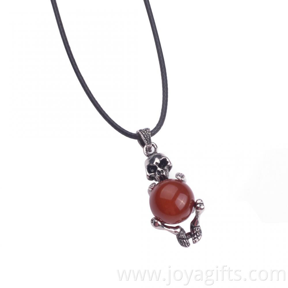 carnelian pendant necklace